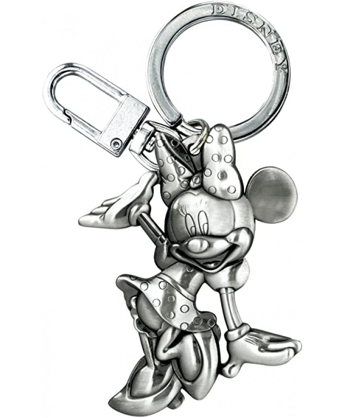 Disney Waving Minnie 2D Pewter Keyring Multi-colored 1