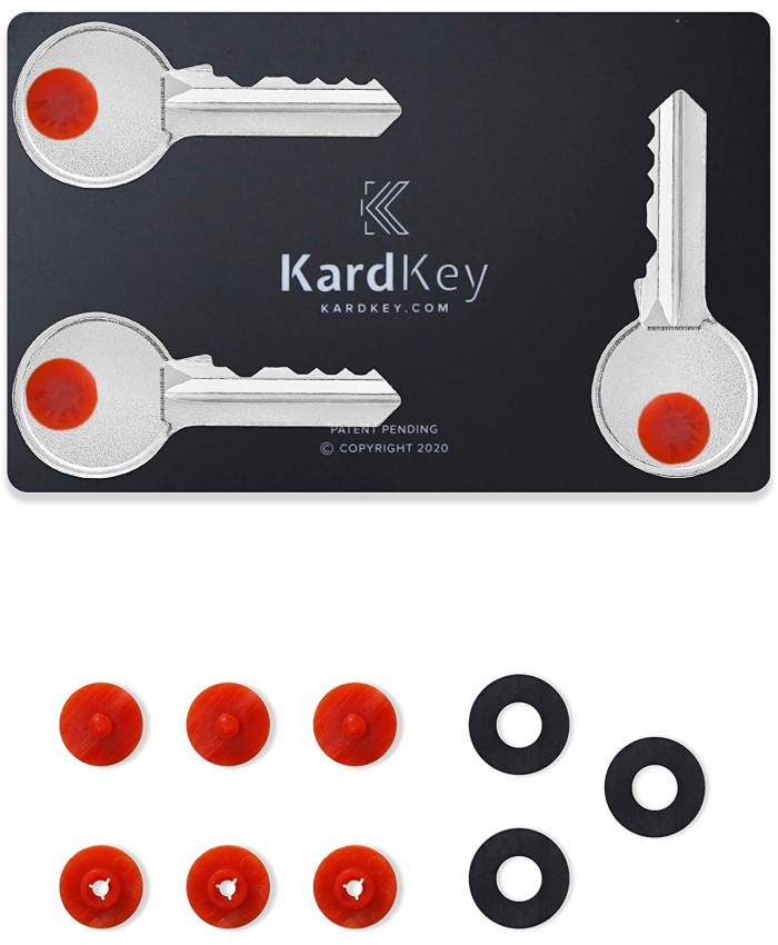 Kardkey Classic Smart Wallet Size Key Organizer Compact Light Weight Key Holder Matte Finish