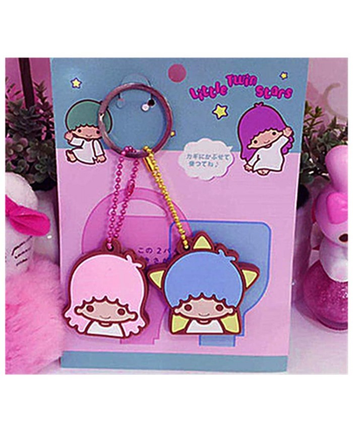 Kerr's Choice Little Twin Stars Key Chain Key Cover Key Caps Bag Accessories Sanrio Gift Keychain -- Little Twin Stars at  Women’s Clothing store