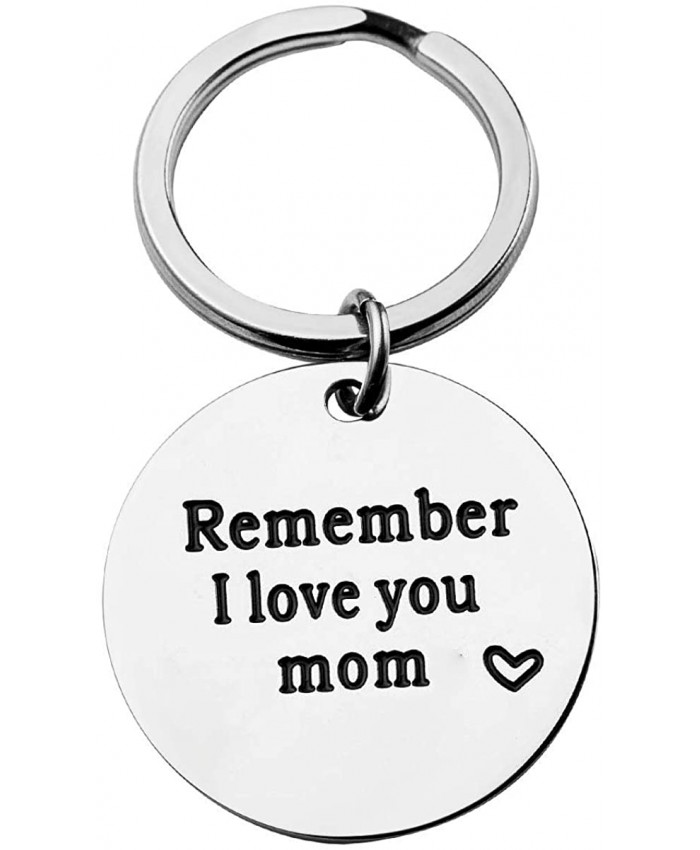 Ldurian Mother Keychain Son Keychain Gifts from Daughter to Mom Grandma Keyring