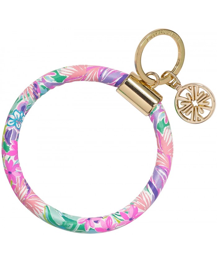 Lilly Pulitzer Leatherette Round Key Ring Chain It Was All A Dream at  Women’s Clothing store