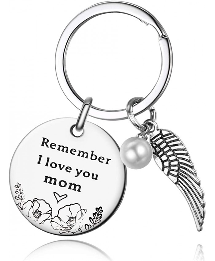 Mom Gifts from Daughter Son - Remember I Love You Mom Keychain for Women Birthday Christmas Mothers Day Jewelry Gifts Silver Medium at  Women’s Clothing store