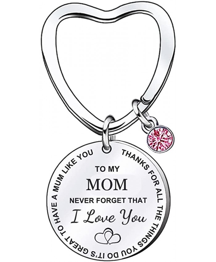 Mom I Love You Keychain Key Chain for Mother Mama Mammy Mother's Day Gift Present Appreciation Gift at  Women’s Clothing store