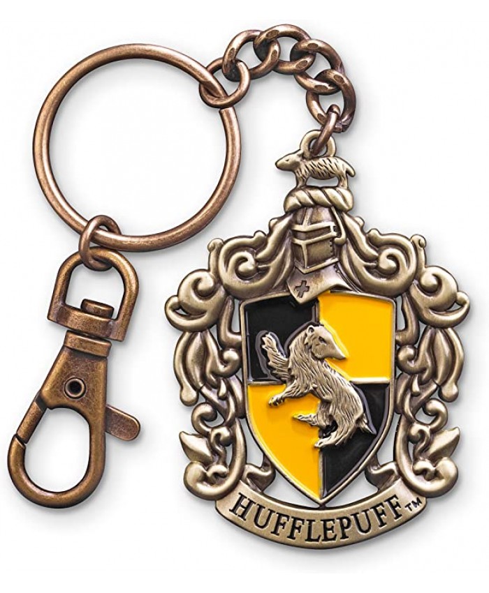 The Noble Collection Hufflepuff Crest Key Chain