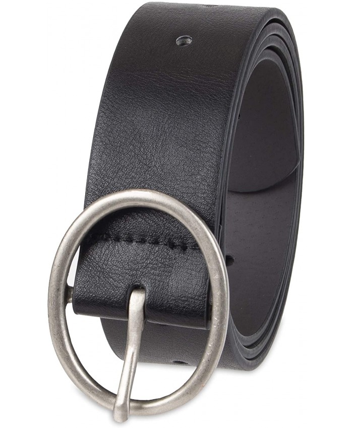  Essentials Women's Fully Adjustable Casual Belt with Rounded Buckle