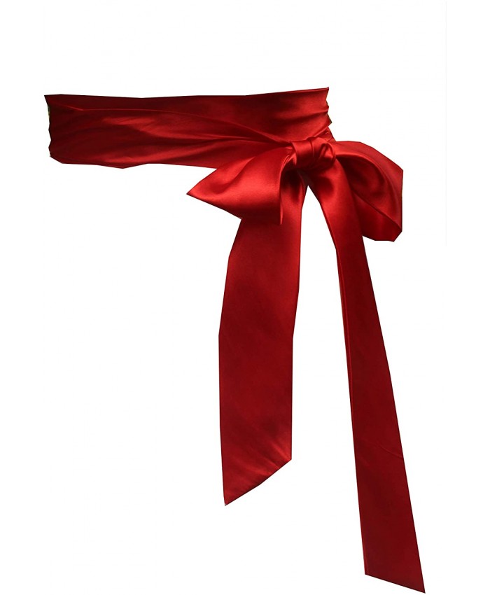 Wedding satin sash belt for special occasion dress bridal sash Red at  Women’s Clothing store