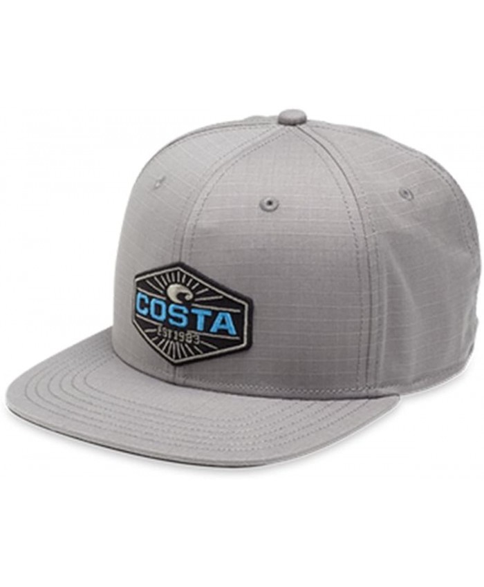 Costa Del Mar Flat Brim Gray One Size at  Men’s Clothing store