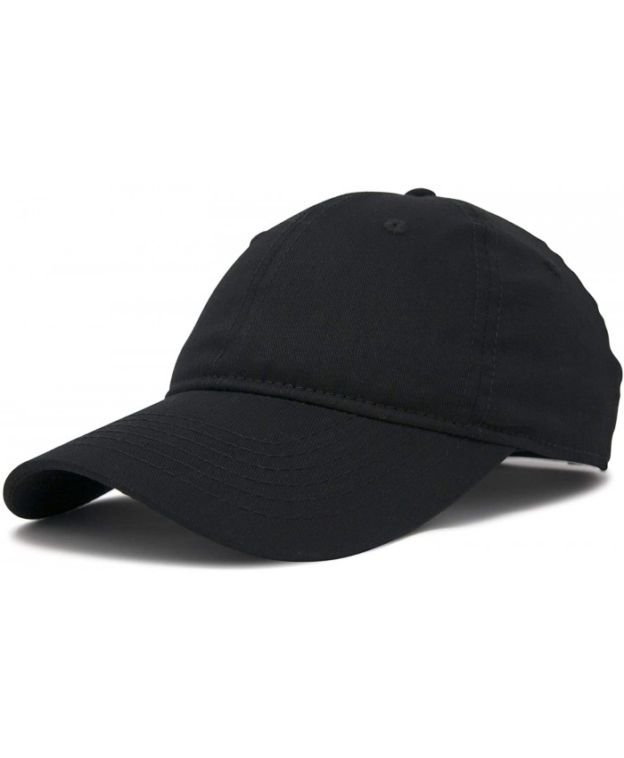 DALIX Womens Hat Lightweight 100% Cotton Cap in Black at Women’s Clothing store