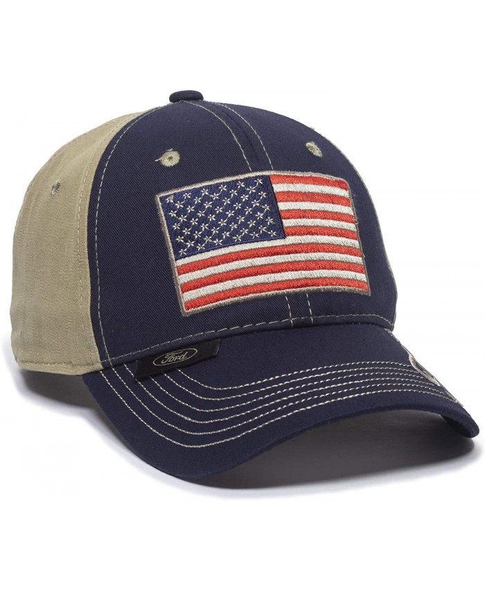 Outdoor Cap FRD10A Navy Khaki One Size Fits Most