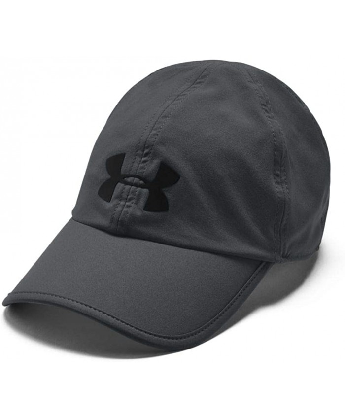 Under Armour Adult Run Shadow Cap Pitch Gray 012 Black One Size Fits All
