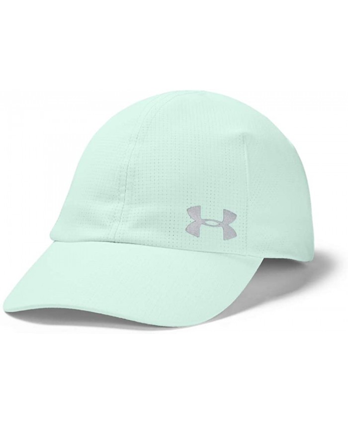 Under Armour Women's Launch Run Cap Seaglass Blue 403 Silver One Size Fits All