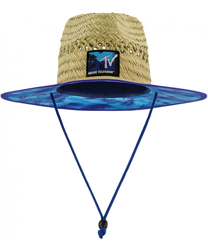 Concept One MTV Straw Lifeguard Hat Natural One Size at  Women’s Clothing store