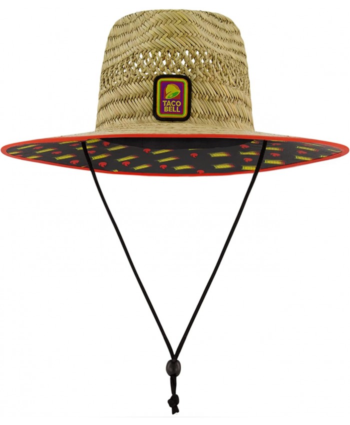 Concept One Taco Bell Straw Lifeguard Hat Natural One Size at  Women’s Clothing store