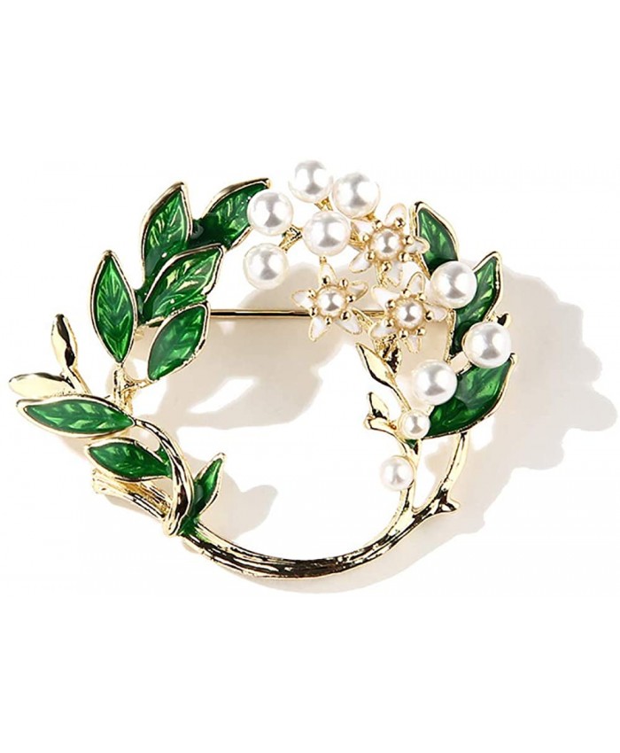 Leaf Brooches Pin - Women's Chest Brooch Good Idea For Party Dance Wedding Banquet brooch 1