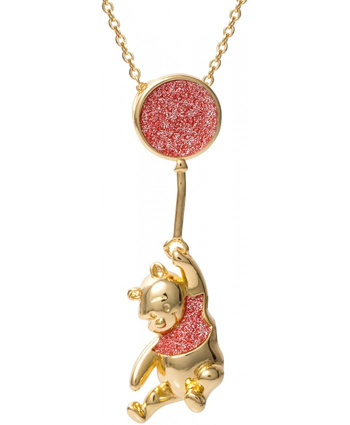 Disney Classics Winnie The Pooh Yellow Gold Plated Slider Necklace Official License