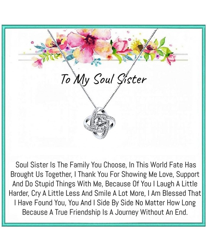 OnePurposeGifts Soul Sister Best Friend Gift set Best friend jewelry Soul Sister gifts Best friend Gifts Best Friend birthday Best Friend Gift New Zirconia