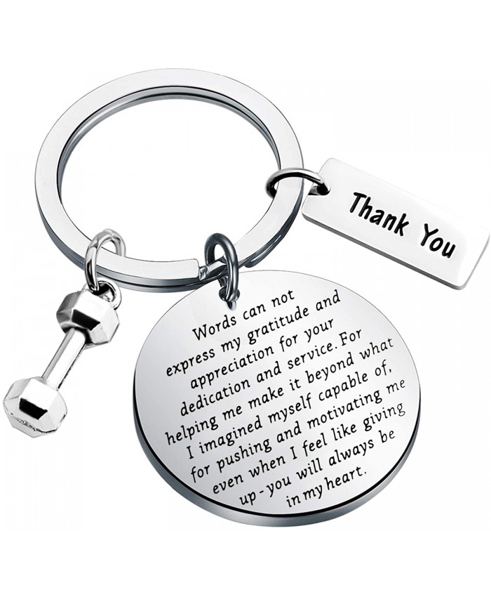 BLEOUK Fitness Instructor Gift Personal Trainer Gift Instructor Thank You Gift Fitness Trainer Gift Fitness Coach Appreciation Jewelry Gift