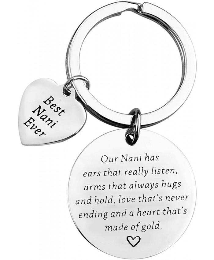 BLEOUK Nani Jewelry Birthday Gift for Grandma Nani Our Nani