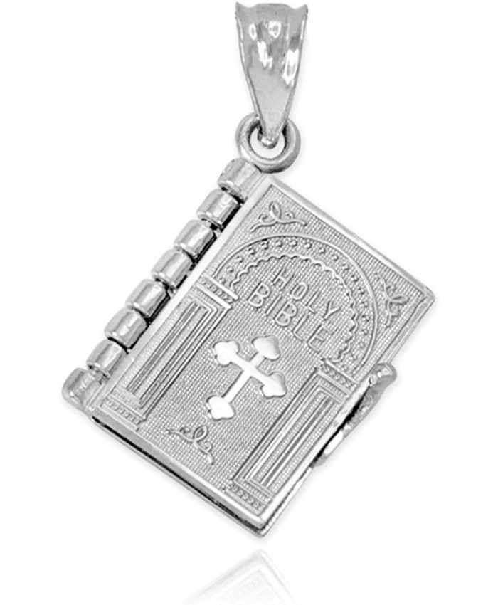 Religious Jewelry by FDJ Polished Sterling Silver 3D Holy Silver Size No Size