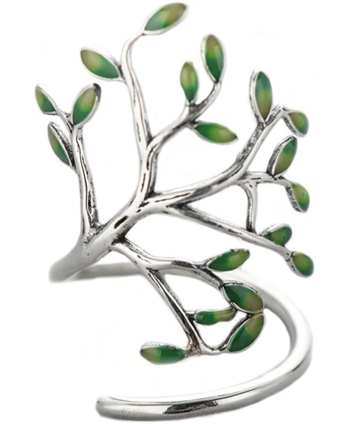 Helen de Lete Innovative The Tree Of Life Sterling Silver Open Ring